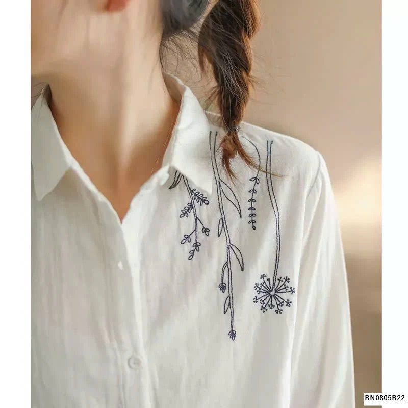 ÁO SƠ MI ĐŨI HOA