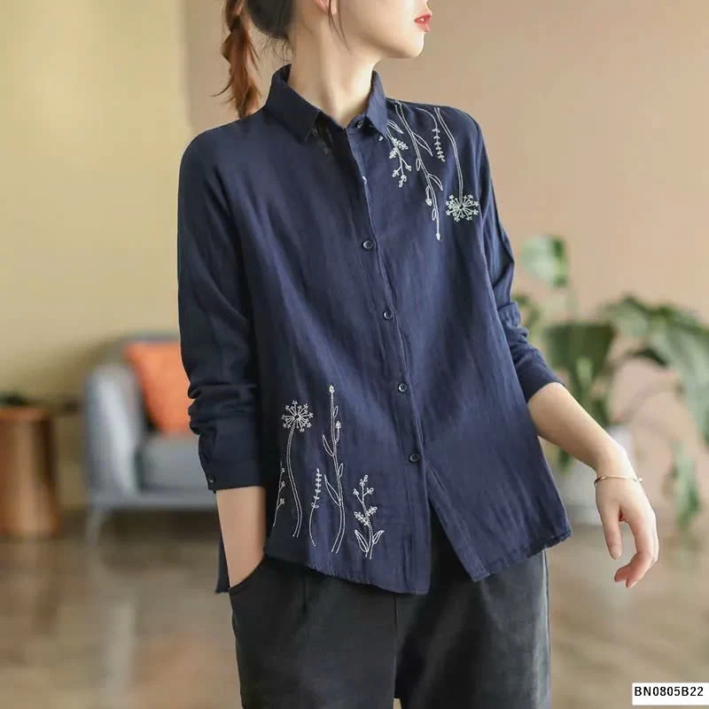 ÁO SƠ MI ĐŨI HOA