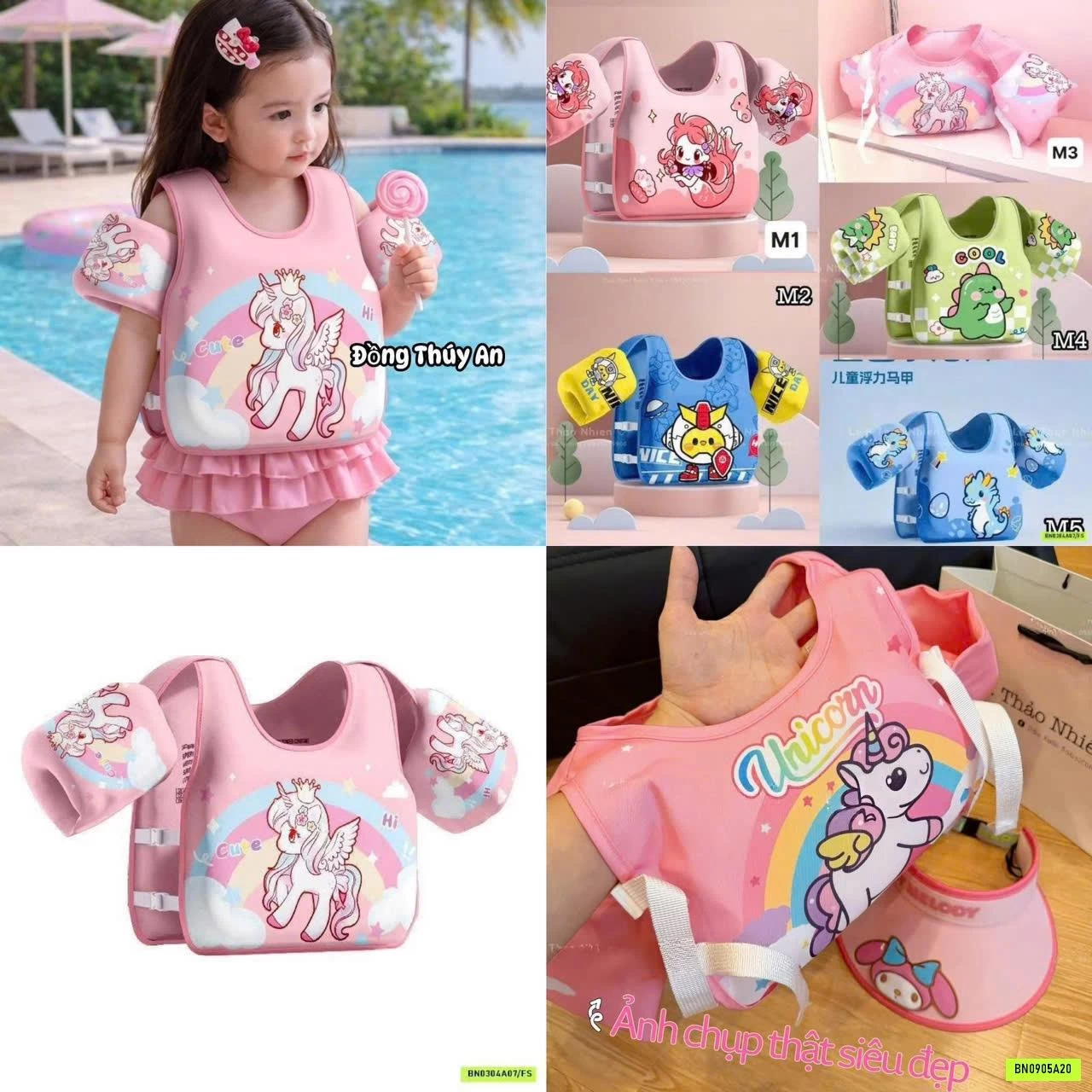 ÁO PHAO NỔI TẬP BƠI CHO BÉ