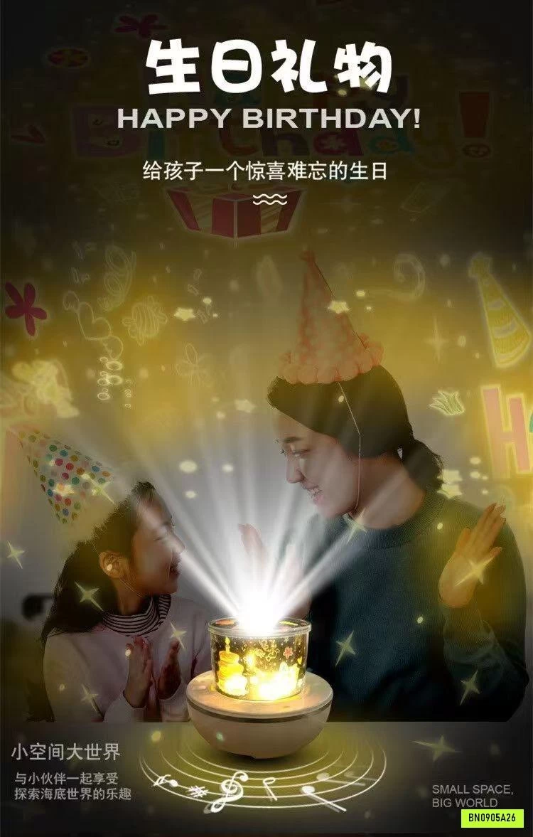 ĐÈN NGỦ CHIẾU ĐẦY SAO