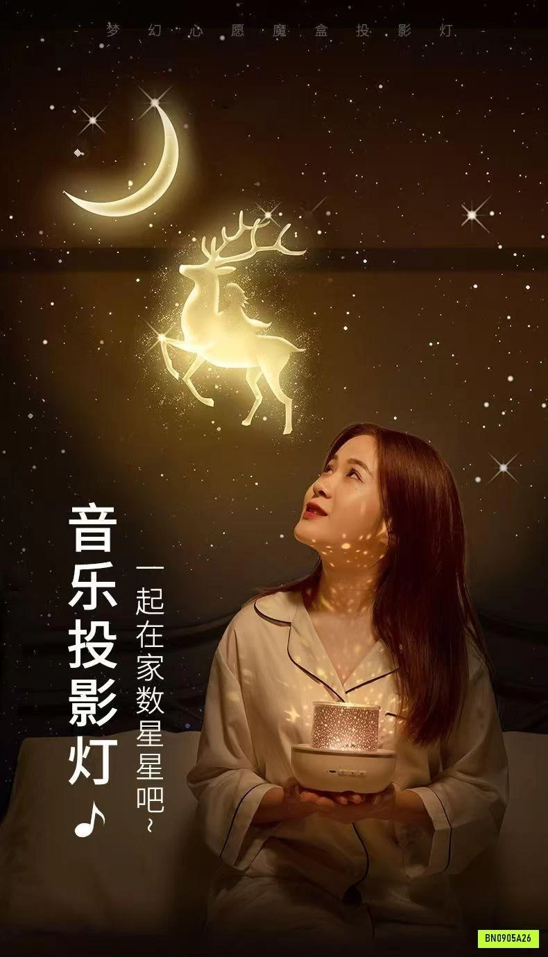 ĐÈN NGỦ CHIẾU ĐẦY SAO
