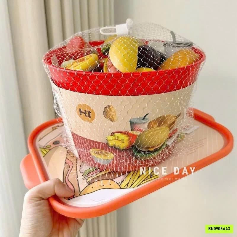 BỘ ĐỒ CHƠI FASTFOOD 80 CHI TIẾT