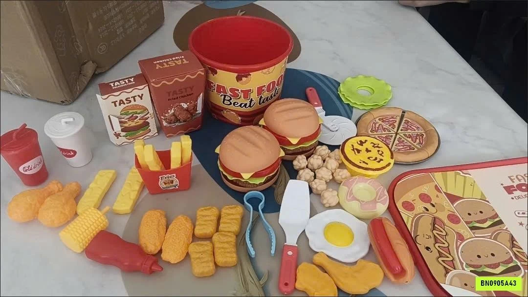 BỘ ĐỒ CHƠI FASTFOOD 80 CHI TIẾT
