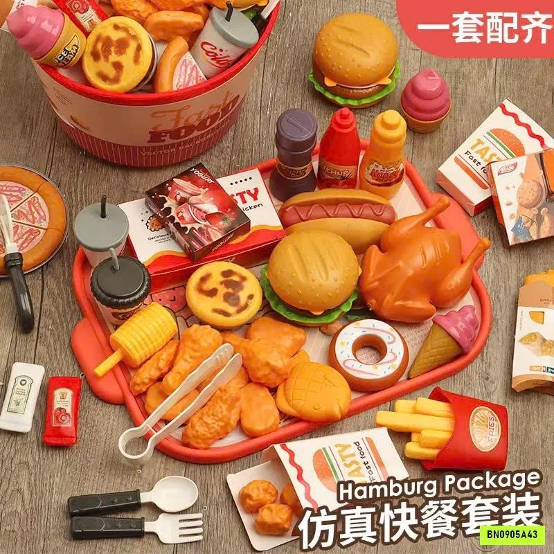 BỘ ĐỒ CHƠI FASTFOOD 80 CHI TIẾT