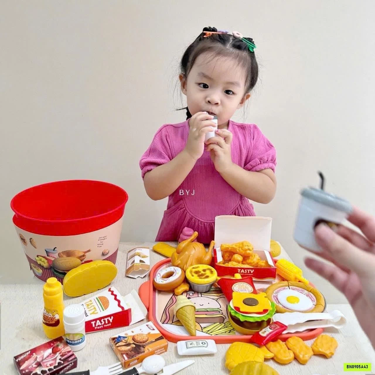 BỘ ĐỒ CHƠI FASTFOOD 80 CHI TIẾT