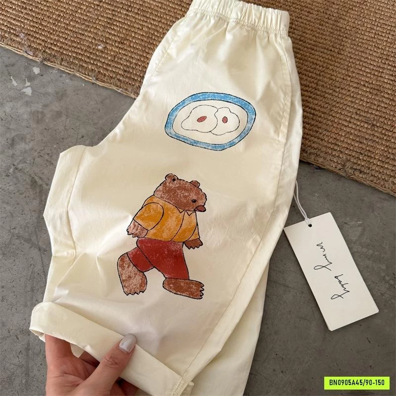 BAGGY THÔ MỀM IN GẤU MMY