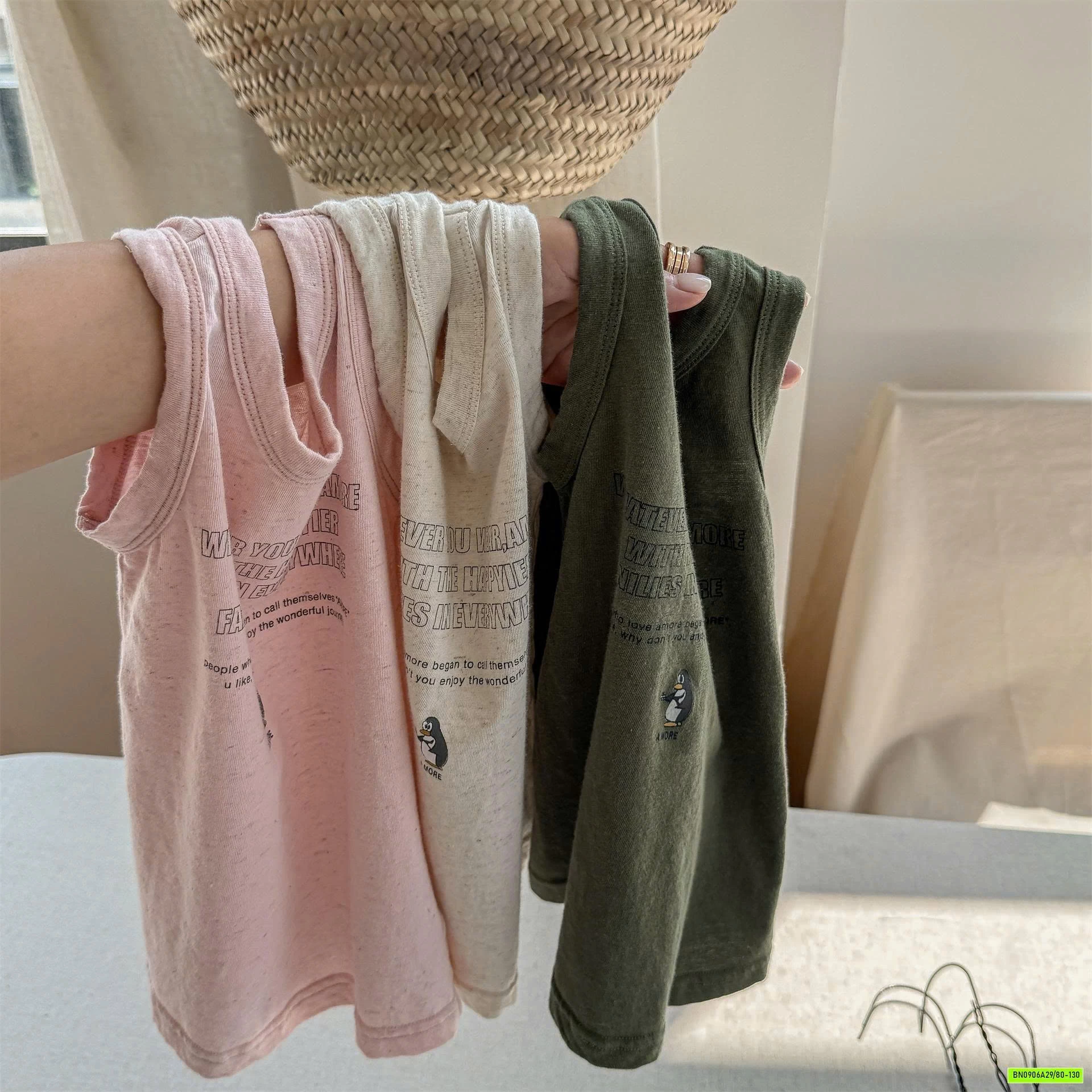 ÁO SÁT NÁCH COTTON XƯỚC ADBABY