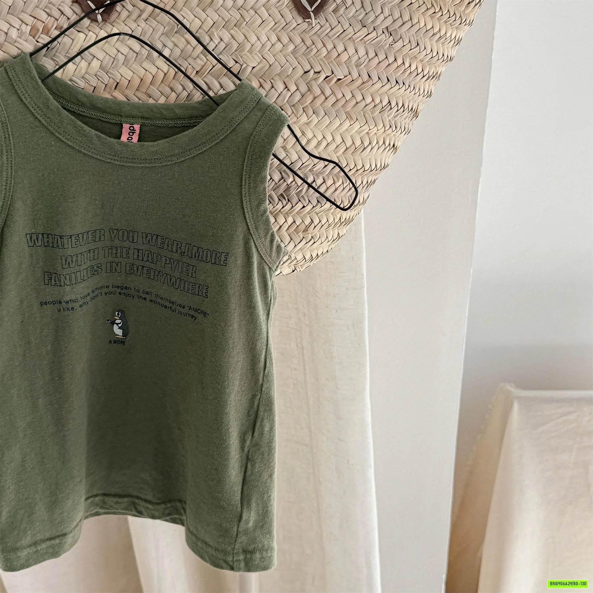 ÁO SÁT NÁCH COTTON XƯỚC ADBABY