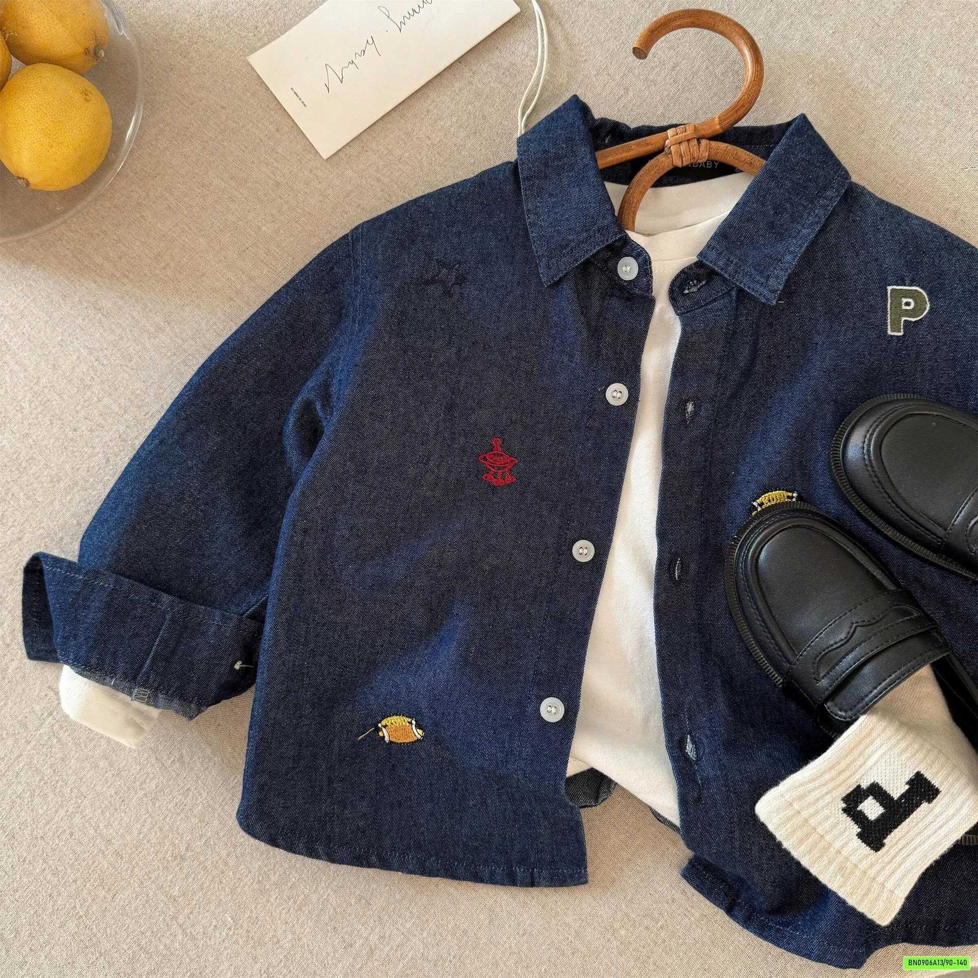 SWO MI DENIM THÊU HÌNH MMY