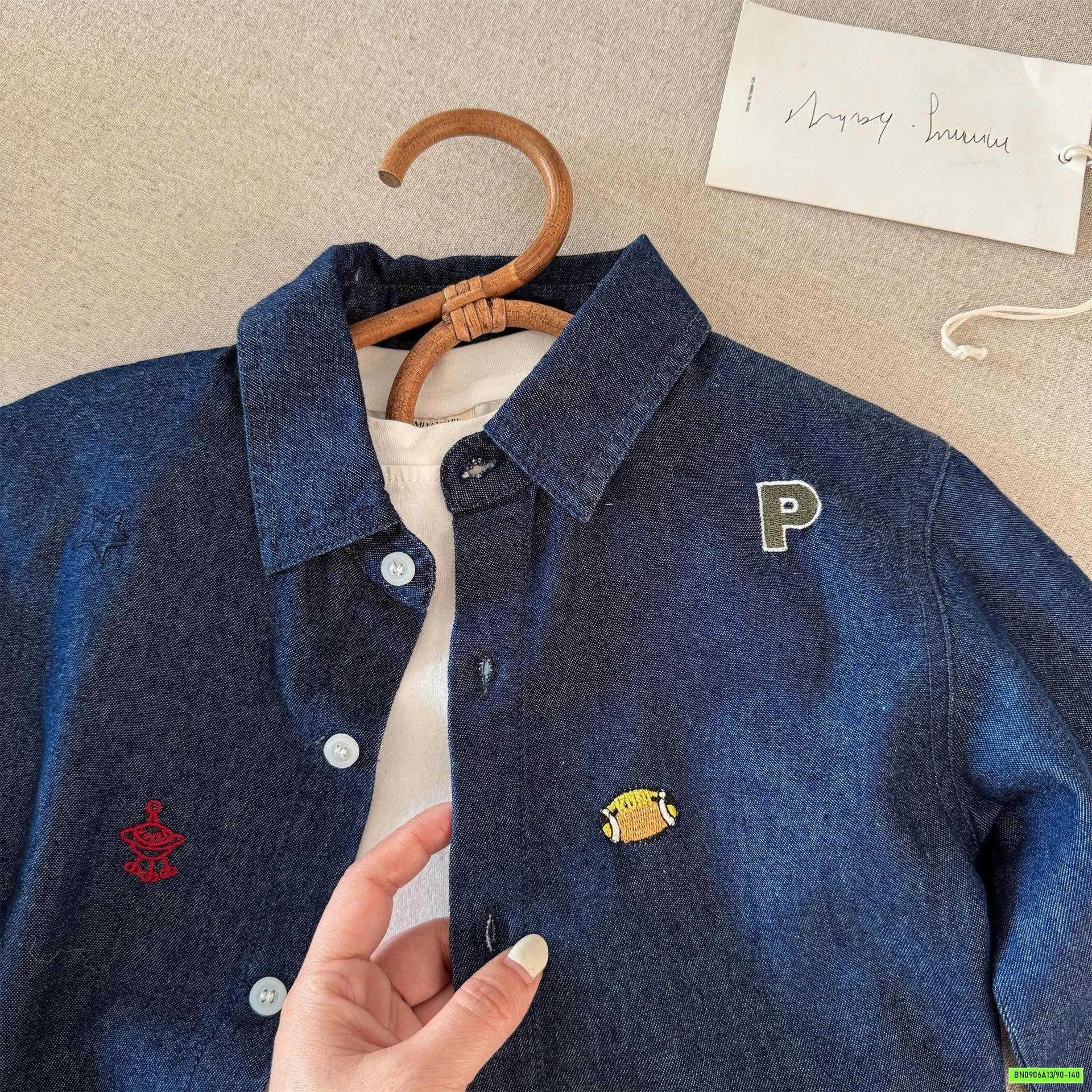 SWO MI DENIM THÊU HÌNH MMY