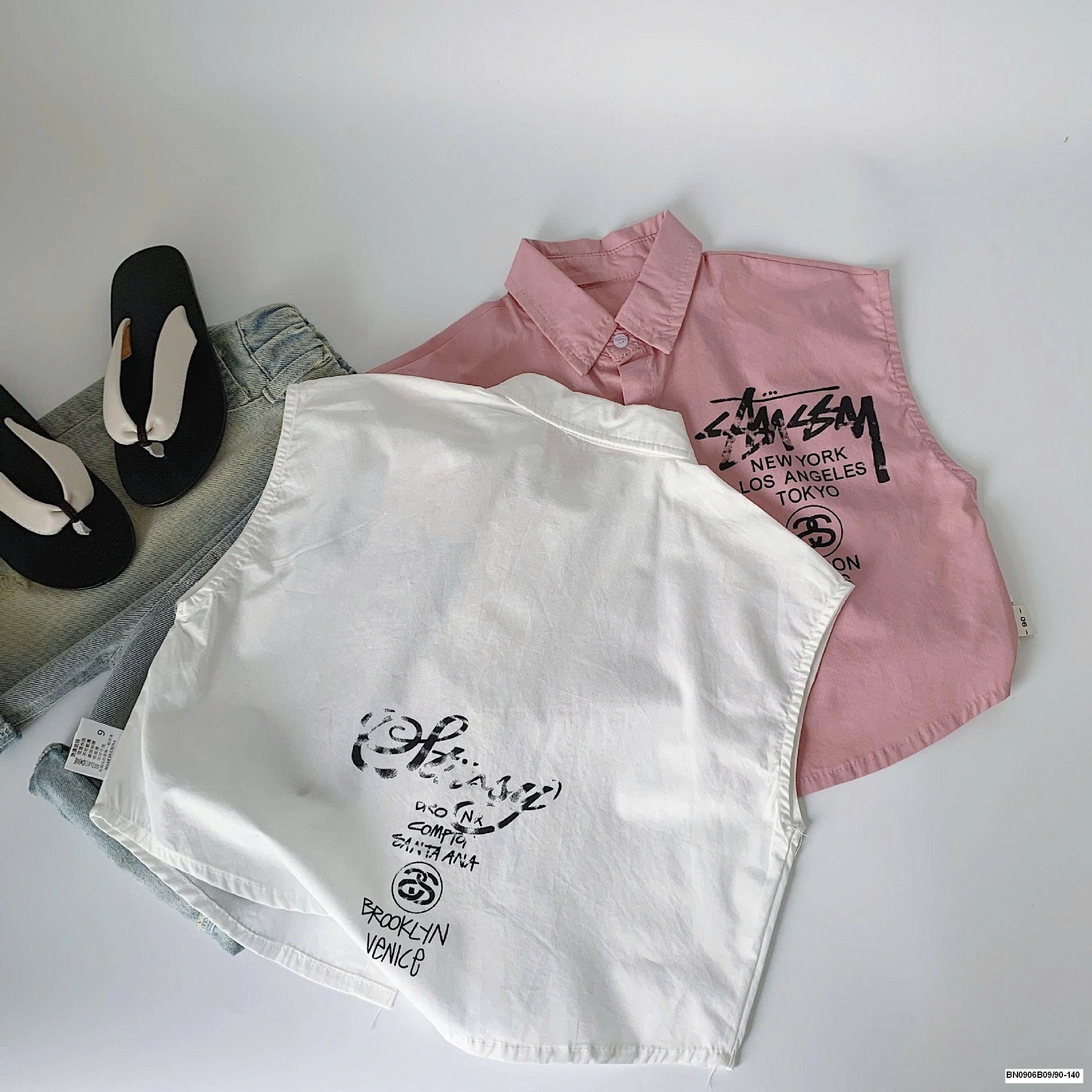 ÁO SÁT NÁCH CỔ POLO CHO BÉ TRAI