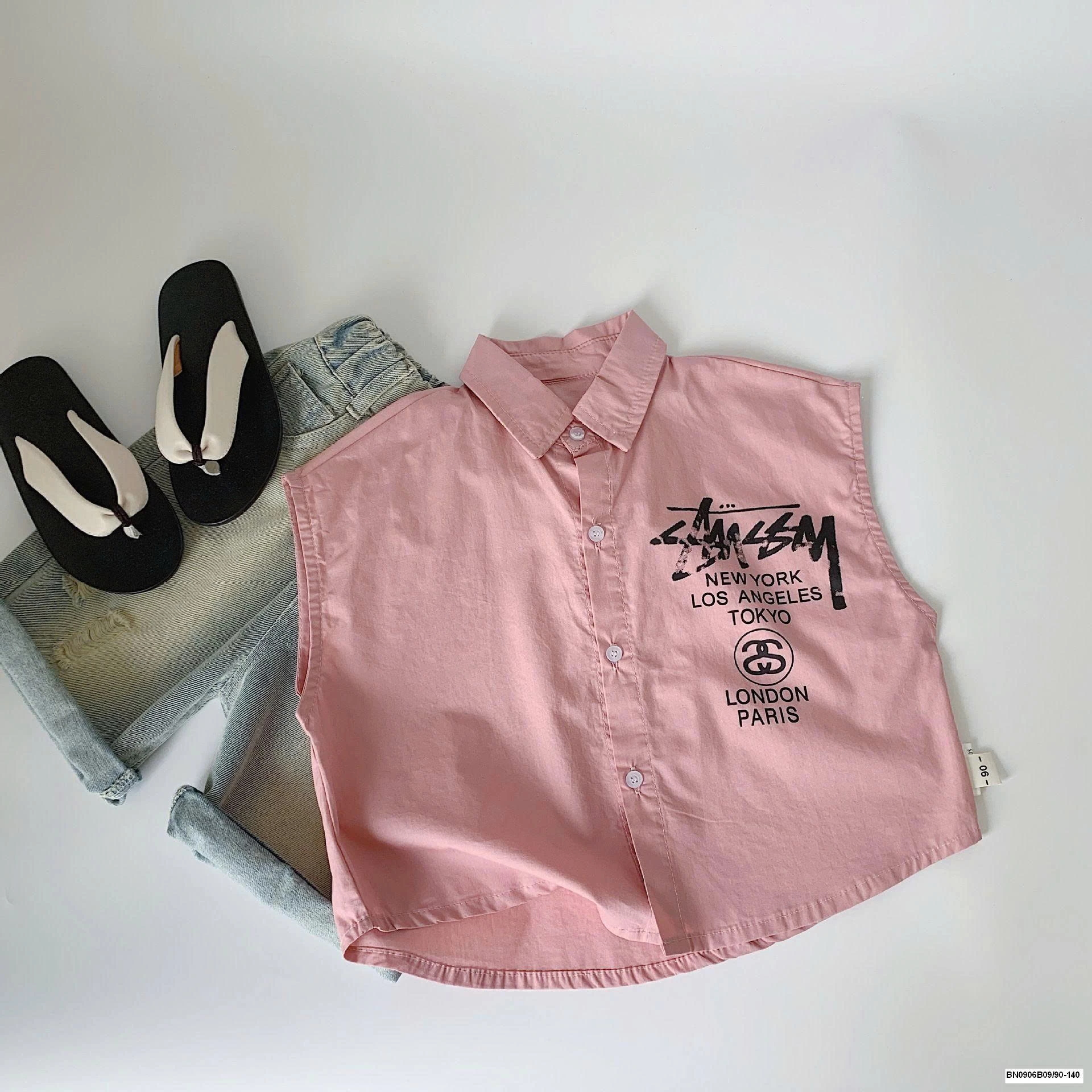 ÁO SÁT NÁCH CỔ POLO CHO BÉ TRAI