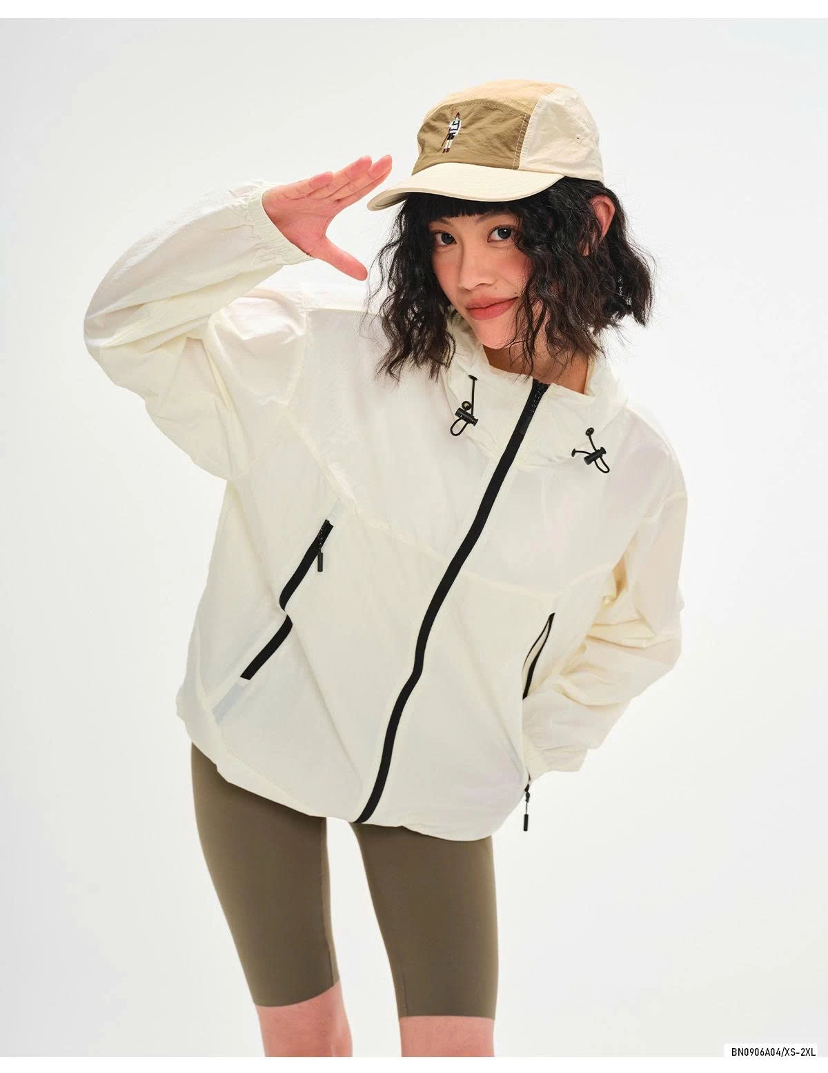 KHOÁC GIÓ CHỐNG NẮNG PHỐI MÀU KHÓA