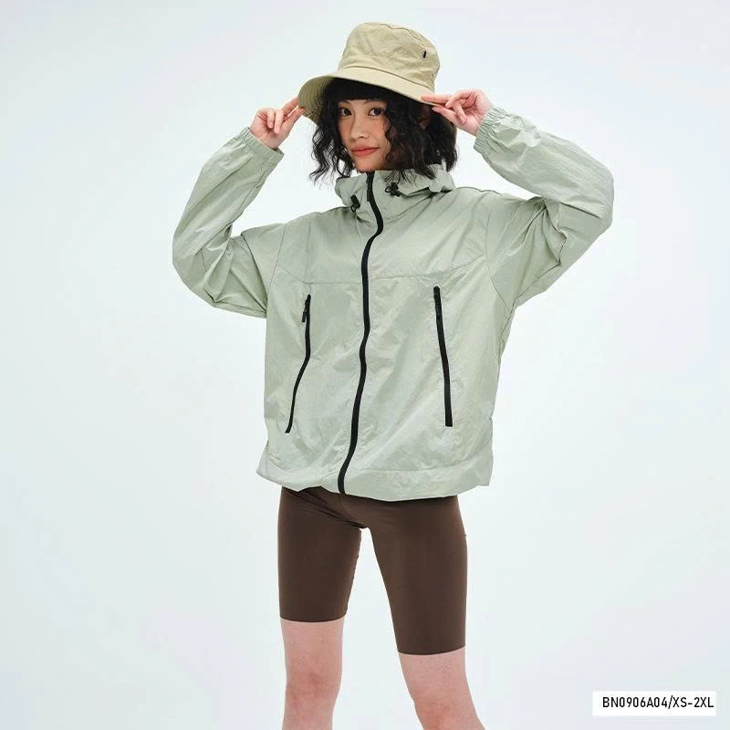 KHOÁC GIÓ CHỐNG NẮNG PHỐI MÀU KHÓA