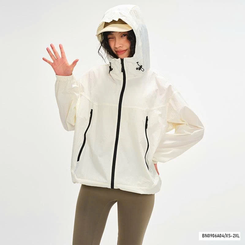 KHOÁC GIÓ CHỐNG NẮNG PHỐI MÀU KHÓA