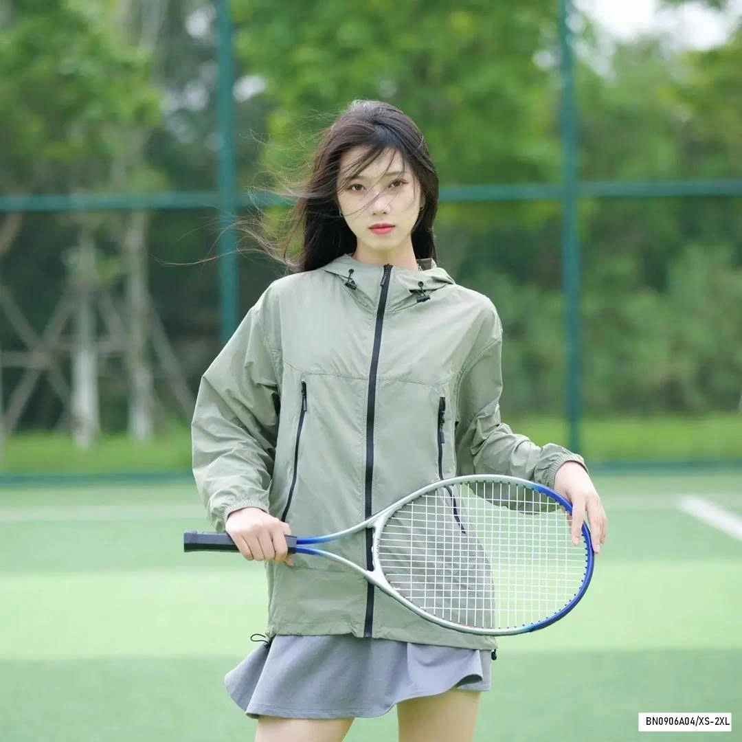 KHOÁC GIÓ CHỐNG NẮNG PHỐI MÀU KHÓA