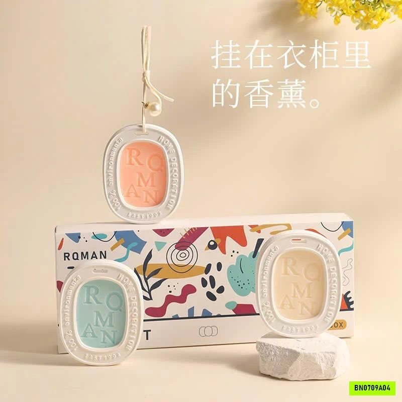SET 3 MIẾNG SÁP THƠM TREO TÚI PHÒNG ROMAN