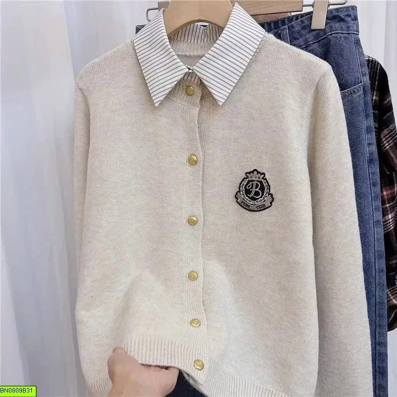 ÁO LEN CỔ SƠ MI