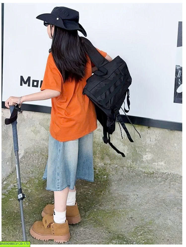 SÉT QUẦN NGỐ JEAN MIX ÁO CAM
