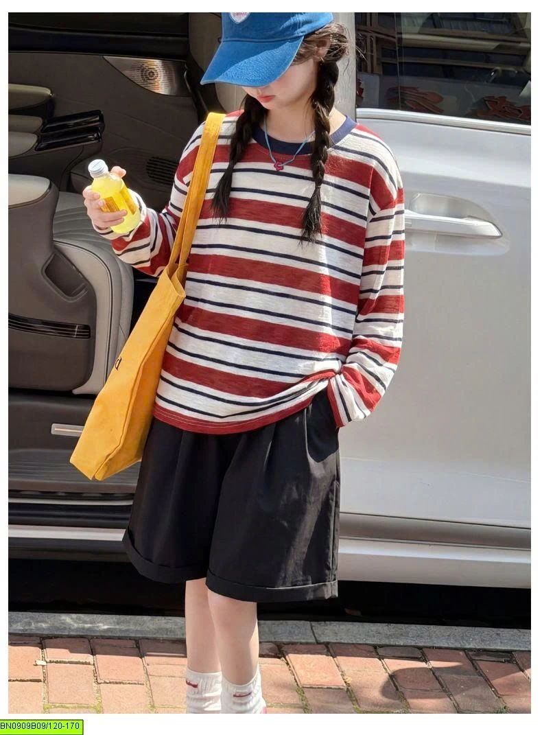 SÉT ÁO THUN DÀI TAY MIX QUẦN SHORT THÔ