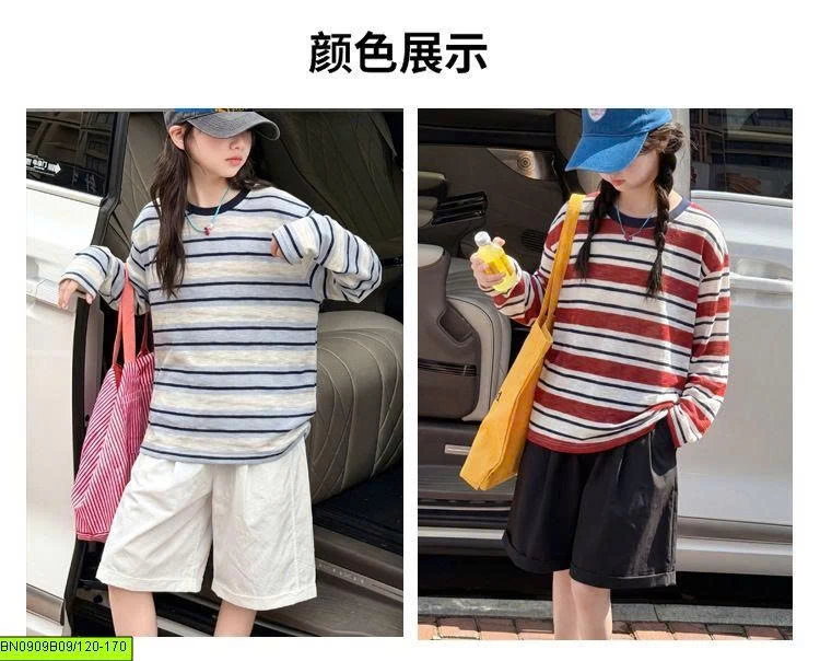 SÉT ÁO THUN DÀI TAY MIX QUẦN SHORT THÔ