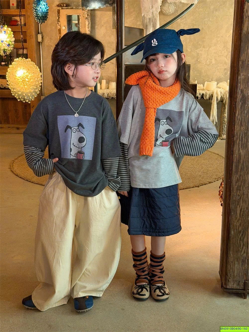 ÁO THUNCÚN NGỘ NGHĨNH TAY NỐI