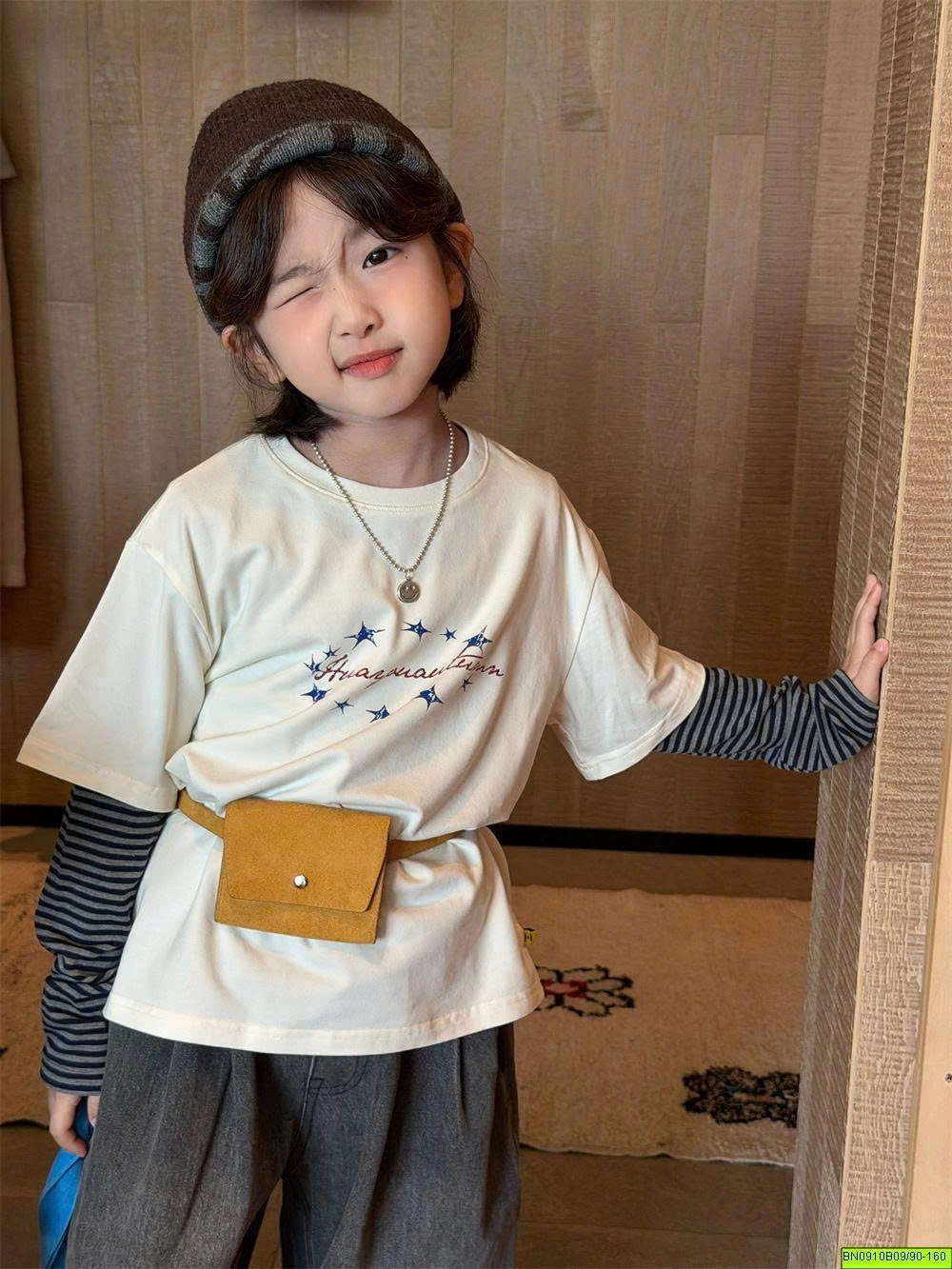 ÁO THUN  NGÔI SAO NỐI TAY KẺ NGANG