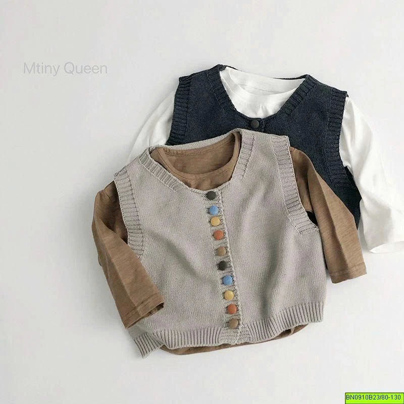 ÁO GILE LEN CÚC MÀU  MTINY QUEEN