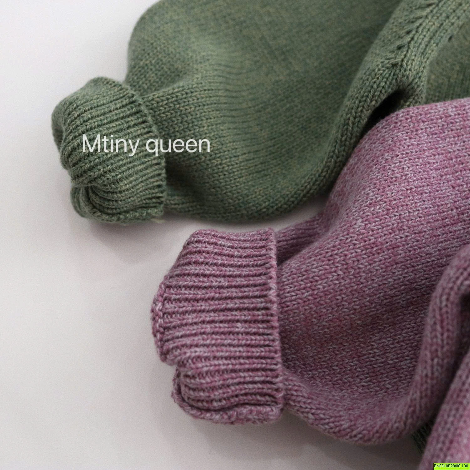 ÁO POLO LEN CÚC CỔ TRƠN MÀU   MTINY QUEEN