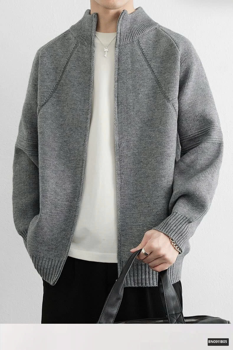 ÁO KHOÁC LEN NAM KÉO KHÓA