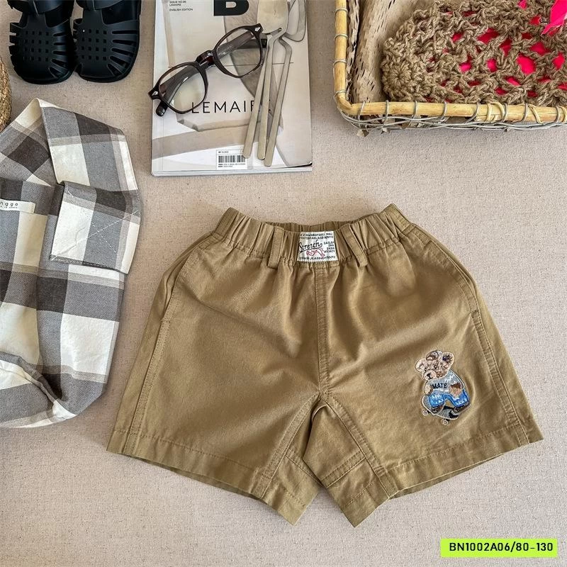 SHORT THÊU GẤU 123233 ADBABY