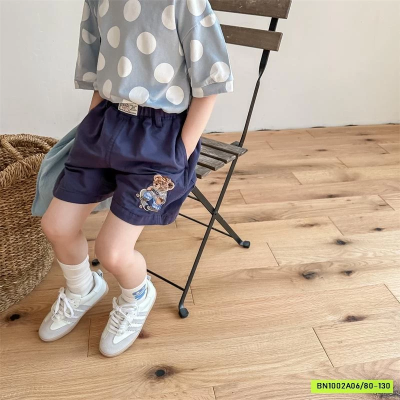 SHORT THÊU GẤU 123233 ADBABY