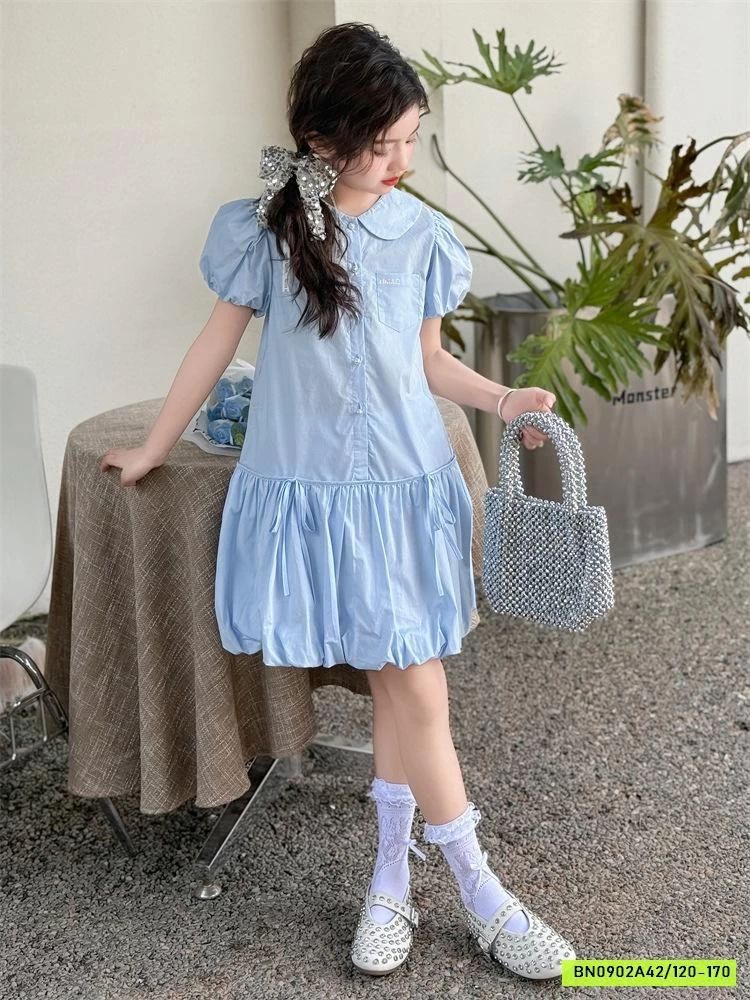 ĐẦM BÍ SƠ MI XANH SZ ĐẠI