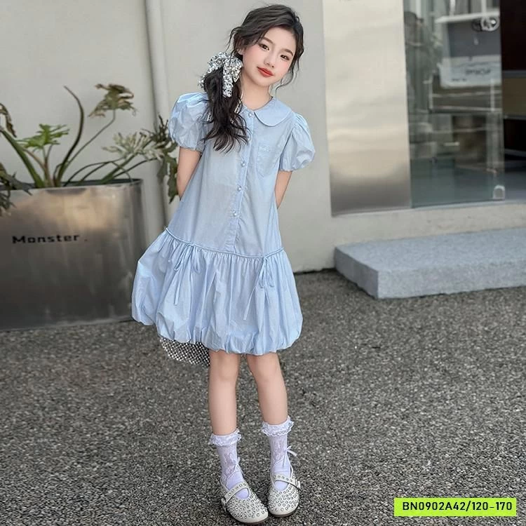 ĐẦM BÍ SƠ MI XANH SZ ĐẠI