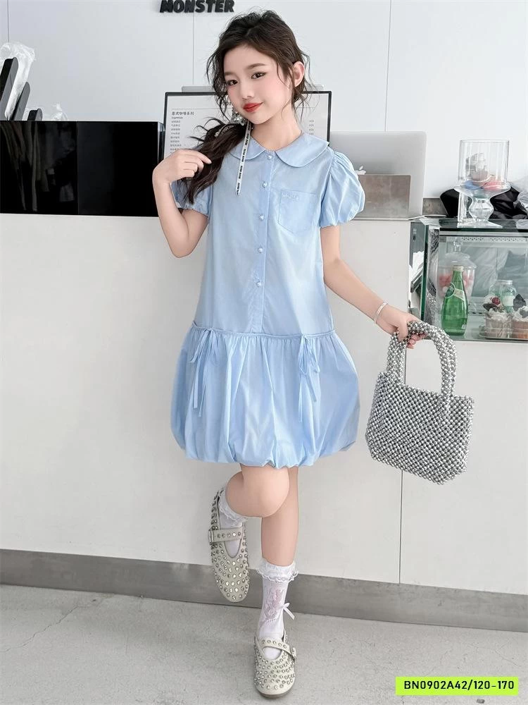 ĐẦM BÍ SƠ MI XANH SZ ĐẠI