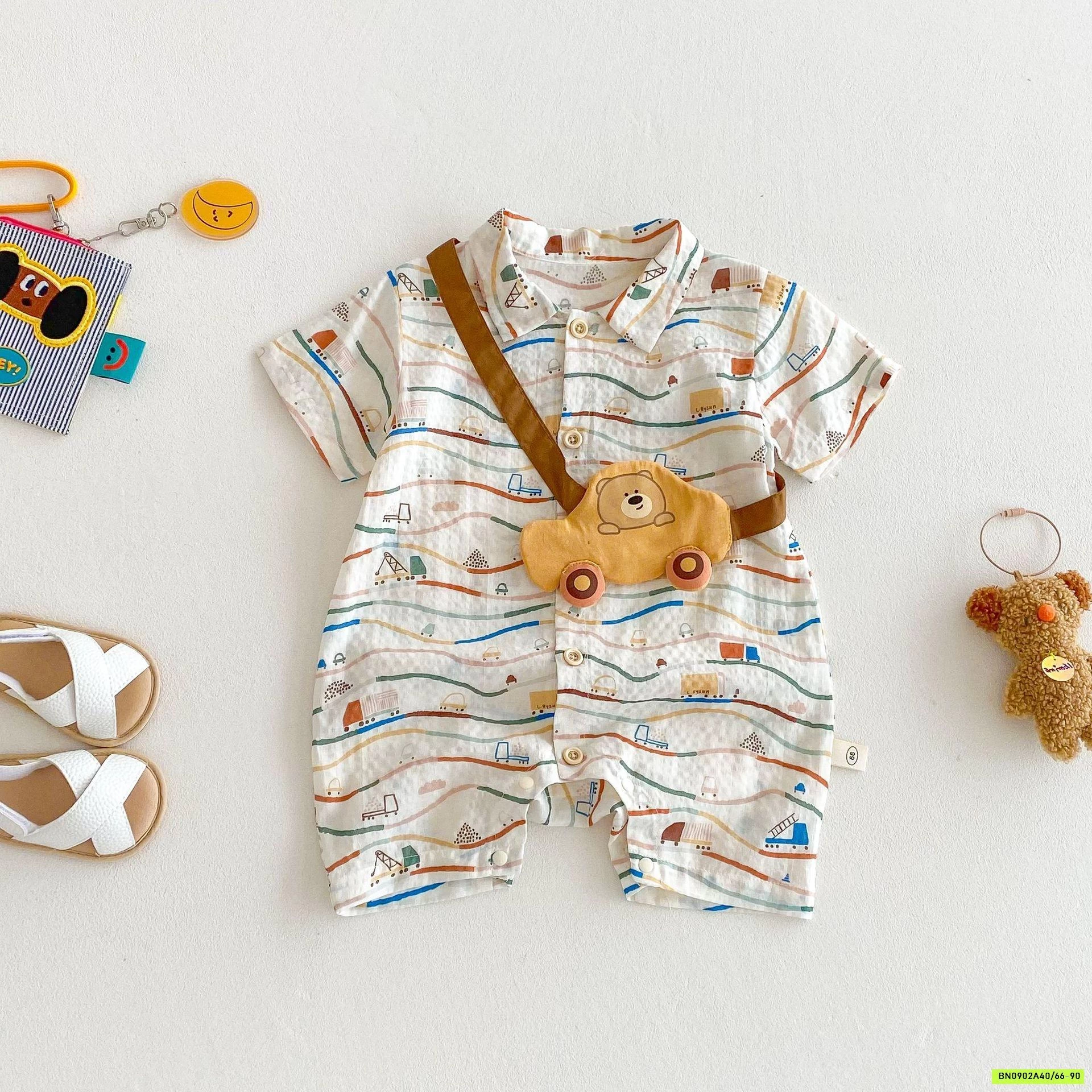 BODY SƠ MI ĐŨI HỌA TIẾT KUTE