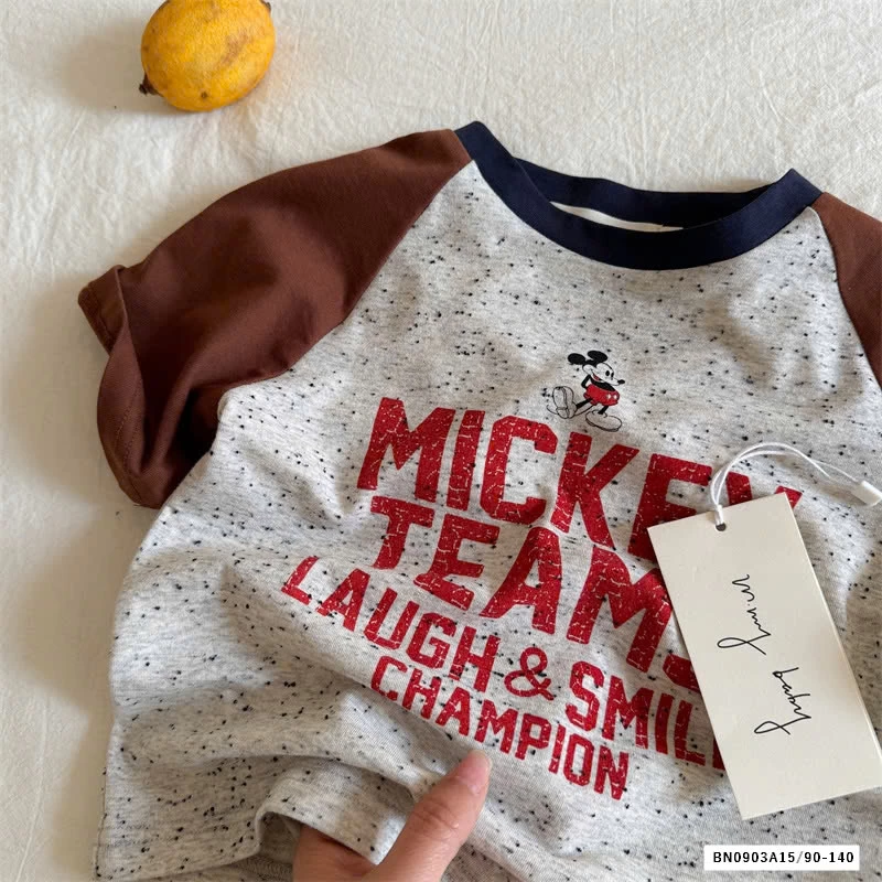 ÁO THUN MUỐI TIÊU MICKEY MMY