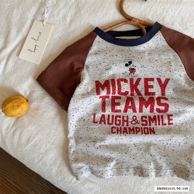 ÁO THUN MUỐI TIÊU MICKEY MMY
