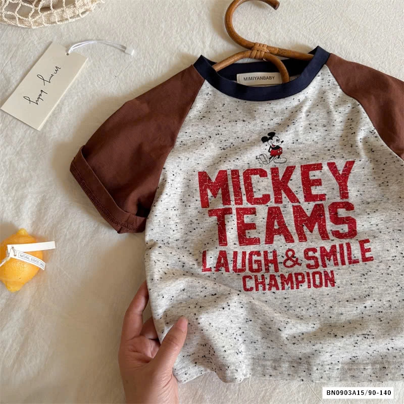 ÁO THUN MUỐI TIÊU MICKEY MMY