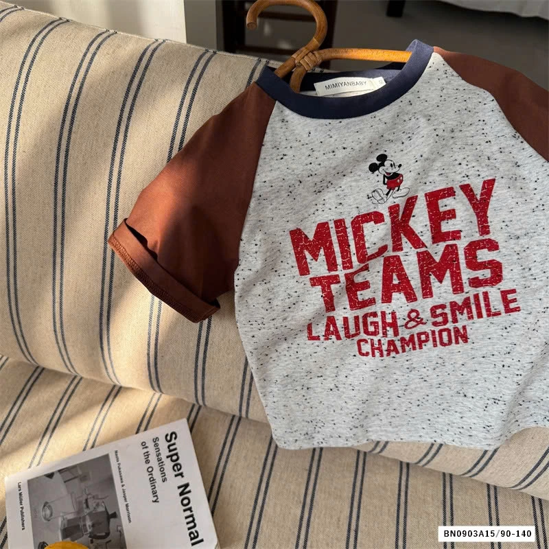 ÁO THUN MUỐI TIÊU MICKEY MMY