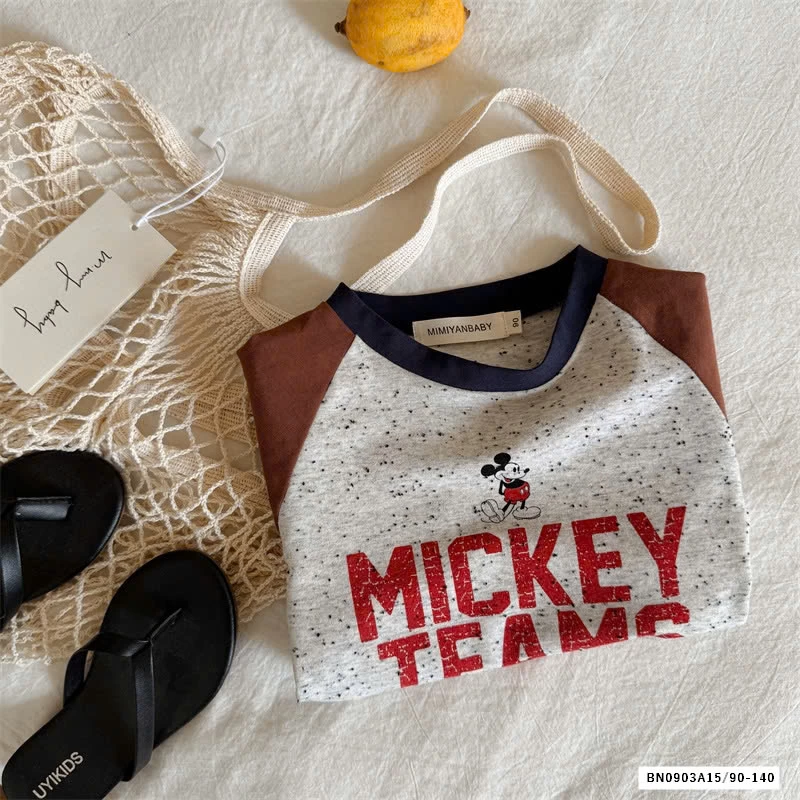 ÁO THUN MUỐI TIÊU MICKEY MMY