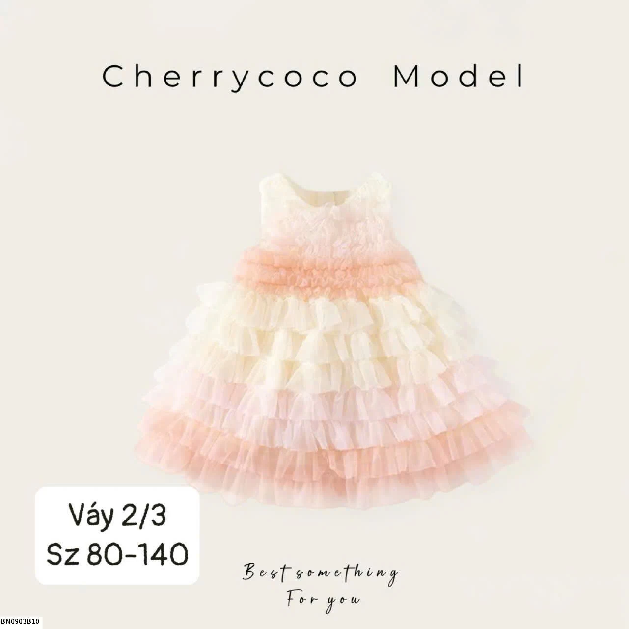 VÁY XÒE TẦNG CHERRY COCO