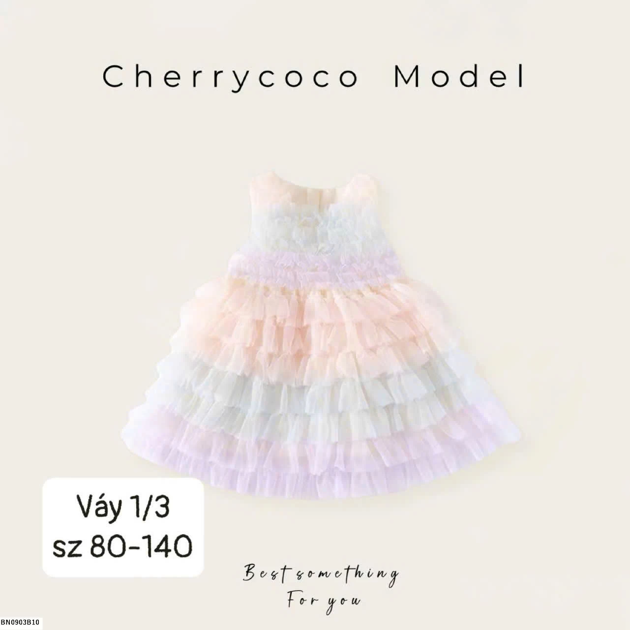 VÁY XÒE TẦNG CHERRY COCO