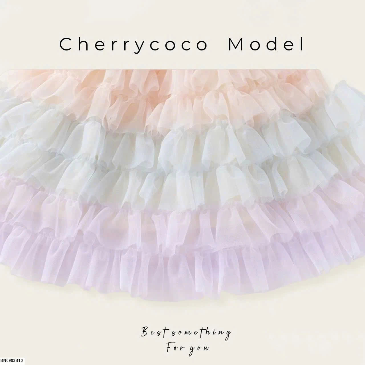 VÁY XÒE TẦNG CHERRY COCO