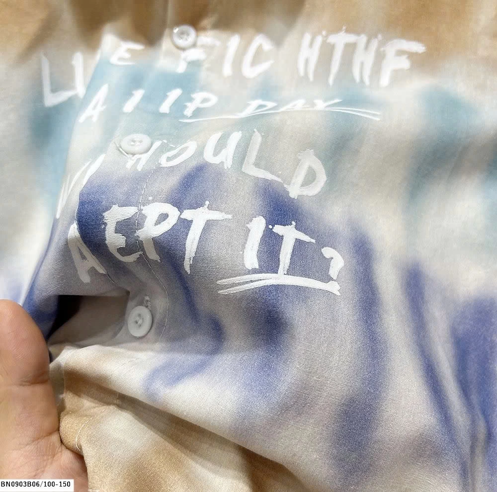 ÁO SƠ MI LOANG MÀU CÁ TÍNH