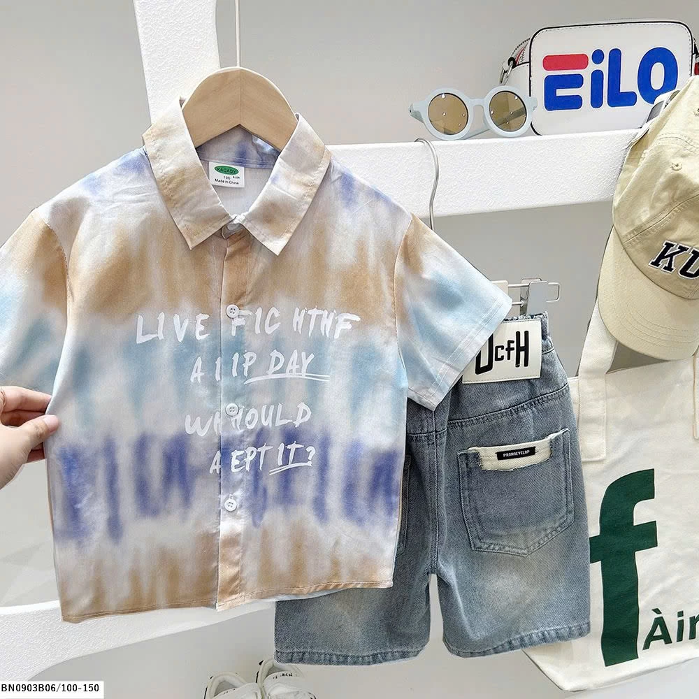 ÁO SƠ MI LOANG MÀU CÁ TÍNH