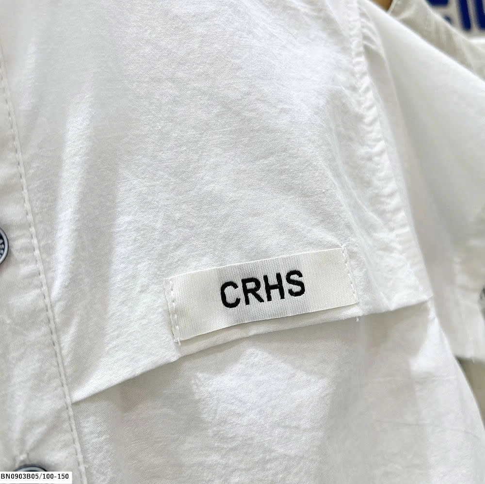 ÁO SƠ MI CỔ TRỤ CHO BÉ