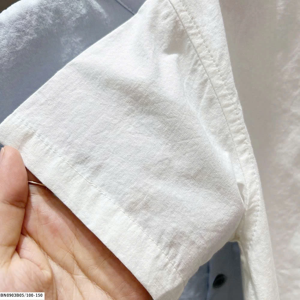 ÁO SƠ MI CỔ TRỤ CHO BÉ