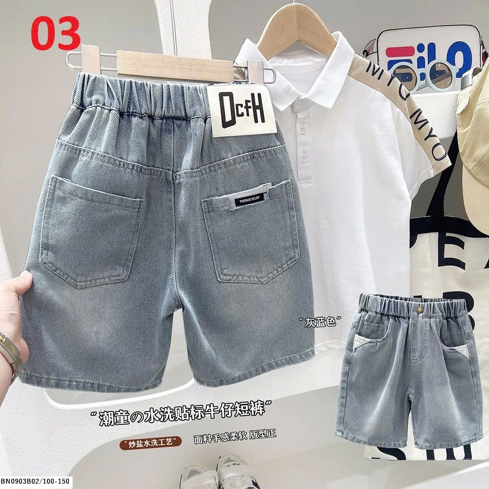 BST QUẦN SHORT JEAN BÉ TRAI