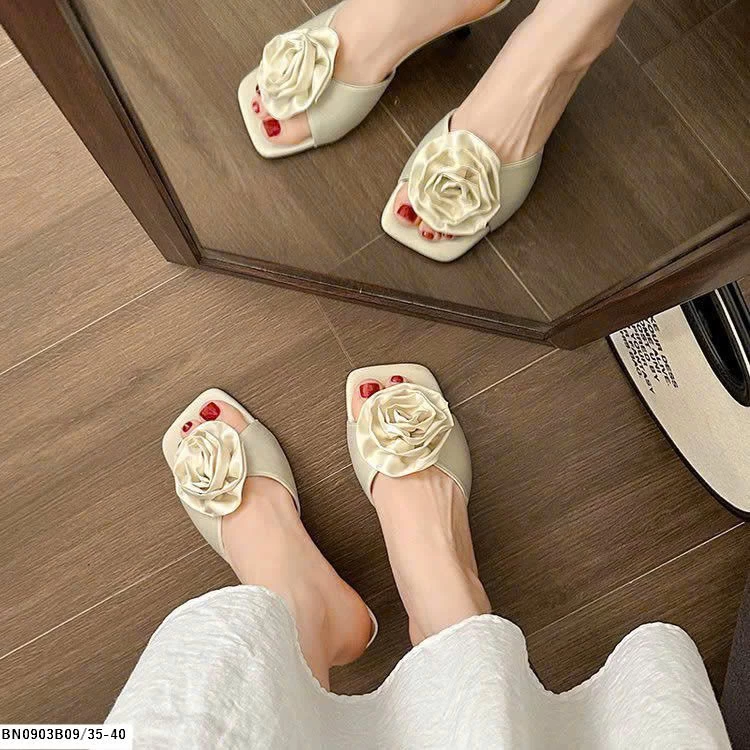 DÉP CAO GÓT HOA CHO NỮ